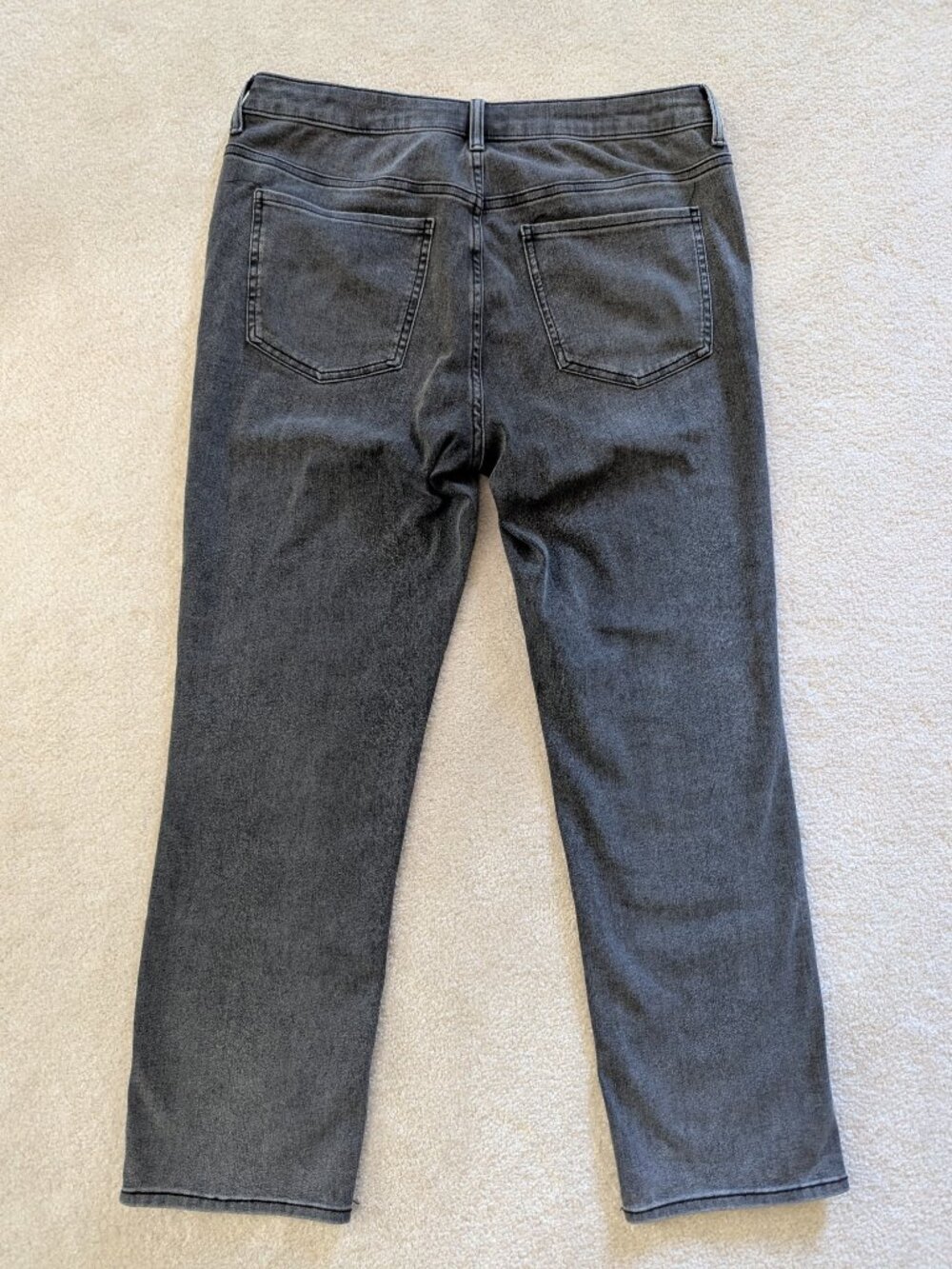Quince Luna Stretch Slim Straight Jeans Grey 32 - Picture 3 of 9